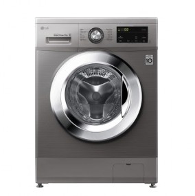 [mLGWJ3H20SQGAPTP.0VAT] LG Washing Machine 7kg Steam Direct Drive ThinQ - Silver (NEW 0)