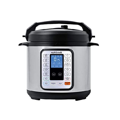 [mNbNCSPPR8] Nutricook Smart Pot Prime 8Liters 10in1 Electric Pressure Cooker Stainless Steel