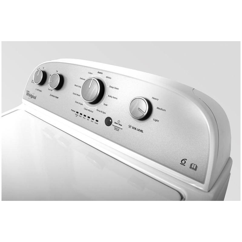 Whirlpool Washing Machine 15kg Top Load 6sense White