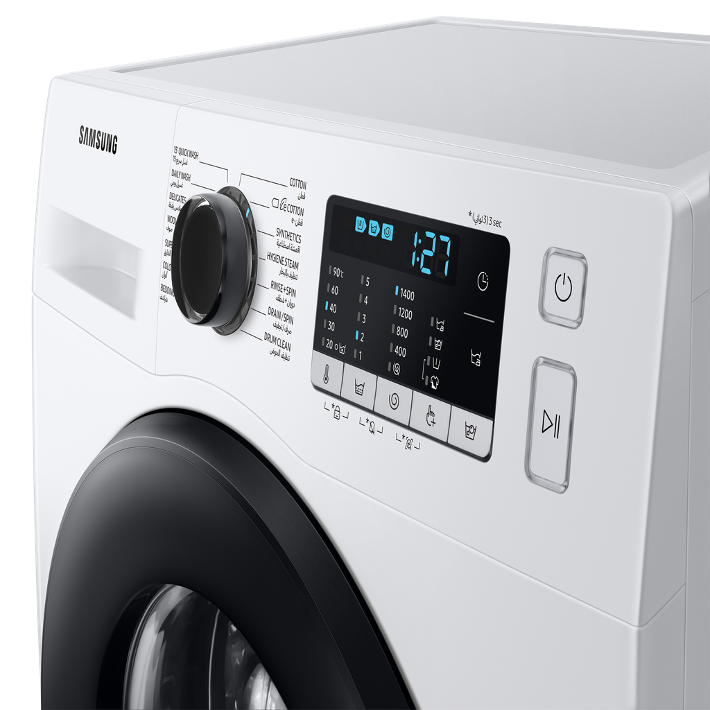 Samsung Washing Machine Steam Inverter Eco Bubble 8kg White