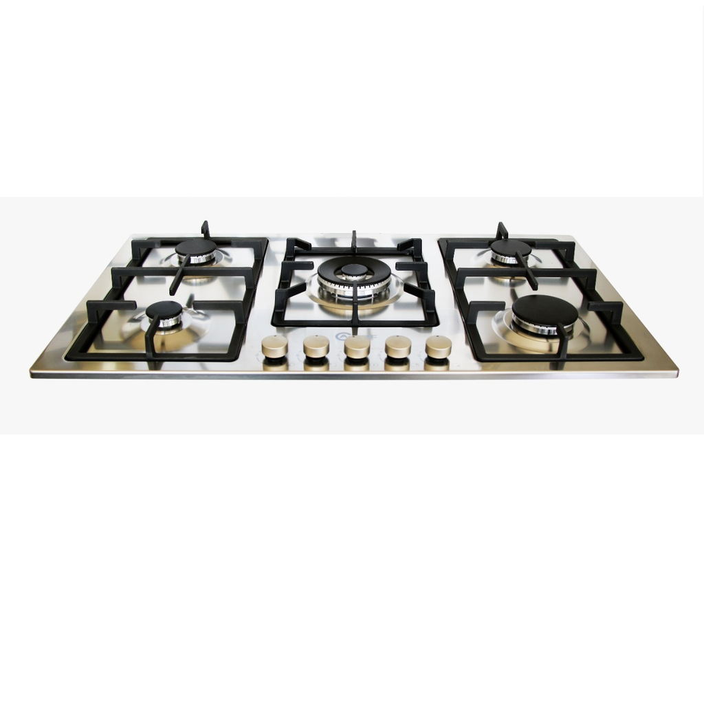 A-TEC Hob 5 Burner 90cm FFD Front knobs Stainless Steel