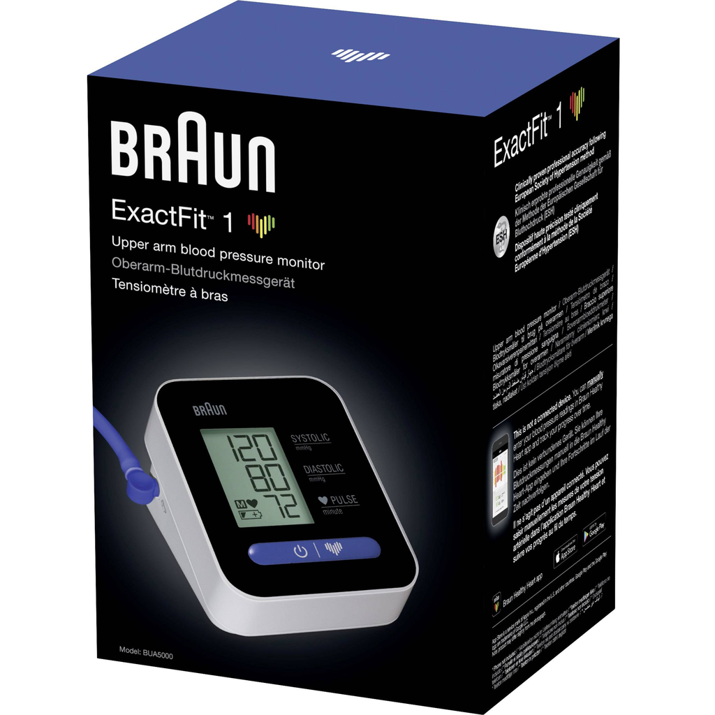 Braun ExactFit™ 1 Upper arm Blood pressure monitor BUA5000EUV1