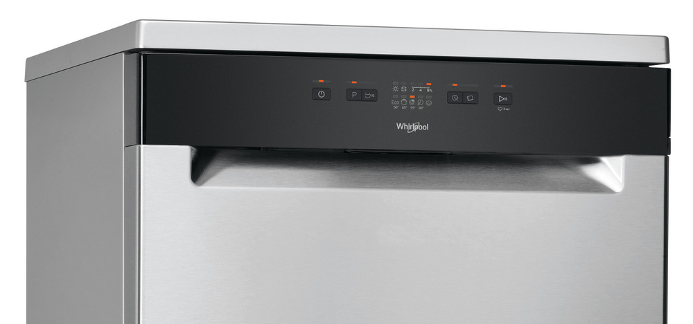 Whirlpool Dishwasher 5Program Overflow Inox