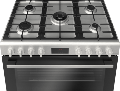 Bosch Gas Cooker Serie6 90cm LED Display 125Liter SS