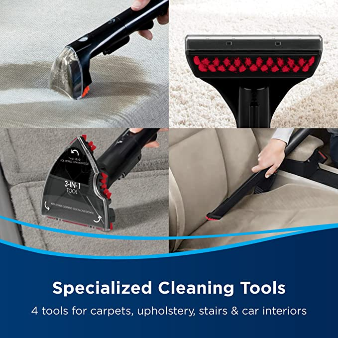 Bissell Multi Clean Spot & Stain Portable Carpet Cleaner - Black | VACUUM CLEANERS