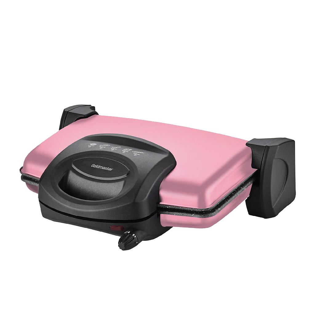 GoldMaster Grill Granite Plates Black/Pink