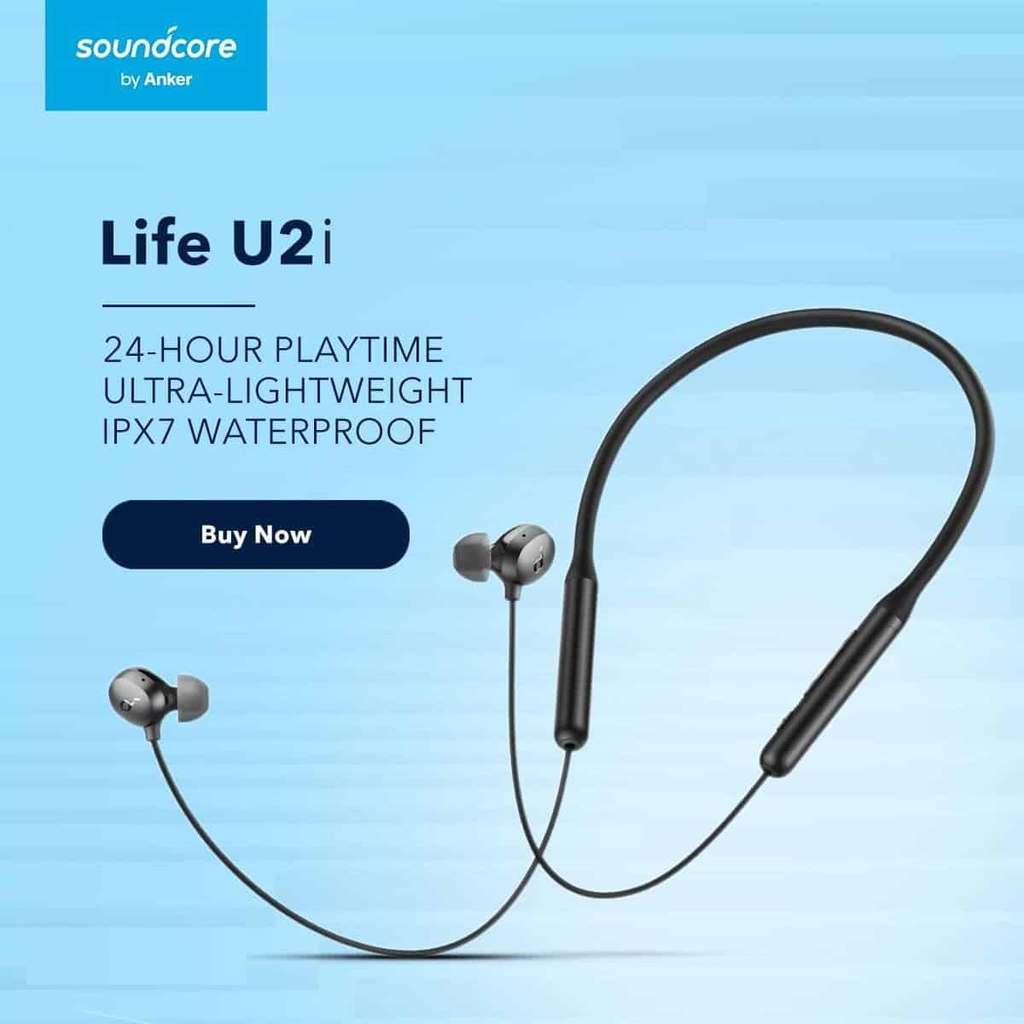 Soundcore Life U2i Wireless Headphones – Black