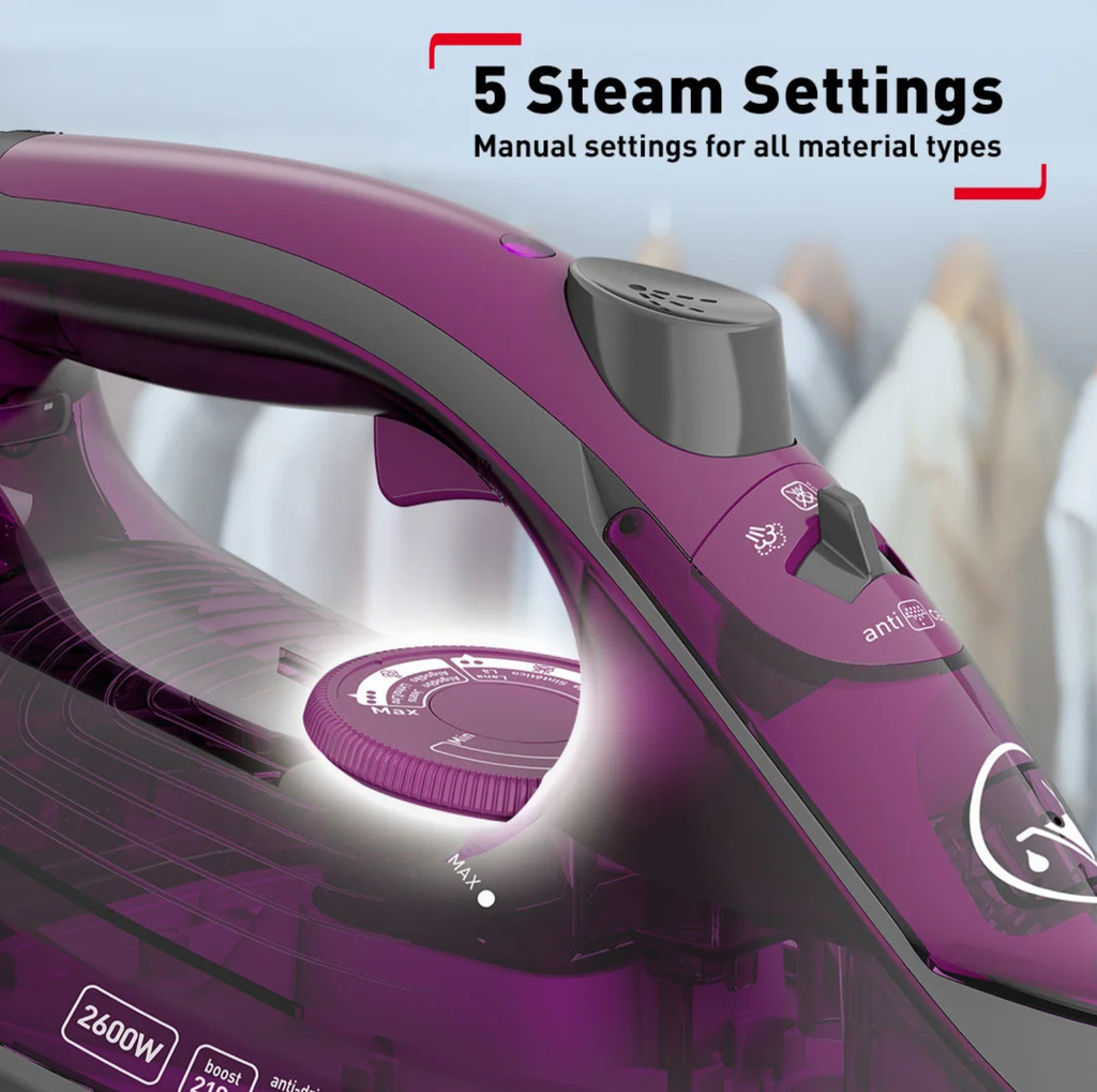 Tefal Express Steam Iron - 2600W Ceramic Soleplate (NEW)