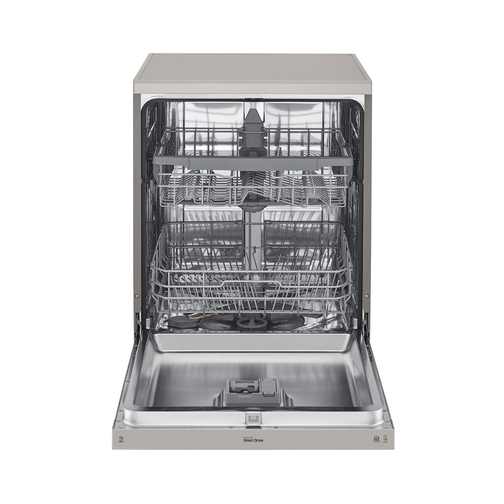 LG Dishwasher Quadwash 9 Programs 14sets ThinQ Platinum Silver