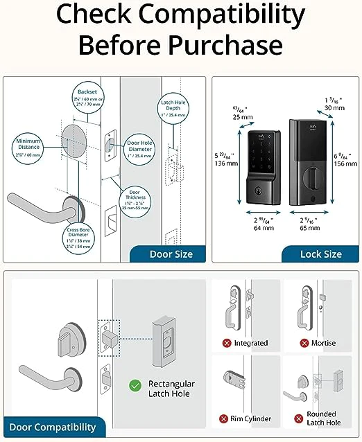 Eufy Smart Lock C234 - Black