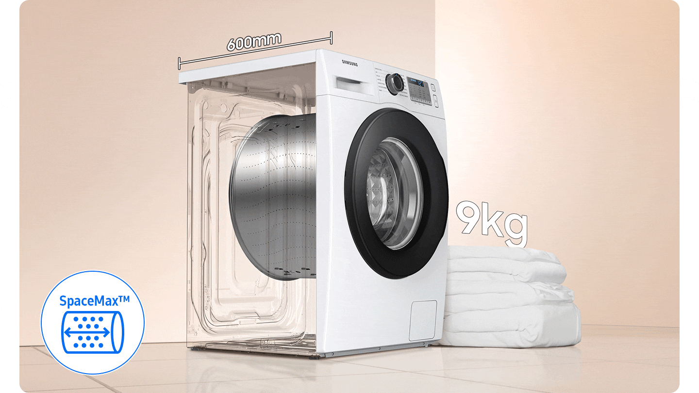 Samsung Washing Machine Steam Inverter Eco Bubble 11kg - Black (NEW 0)