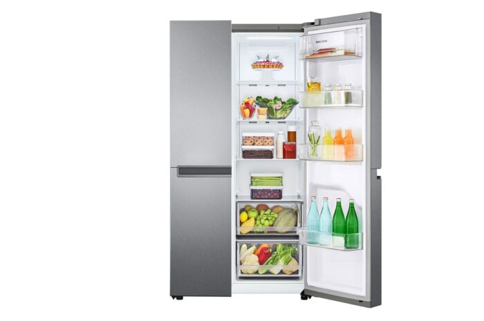 LG Refrigerator Side-By-Side Inverter Compressor 687Liter Dark Graphite (NEW)