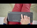 Logitech K400 Plus TV Wireless Touch Keyboard -Dark