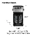 Hamilton Beach Frontfill 12 Cup Programmable Coffee Maker