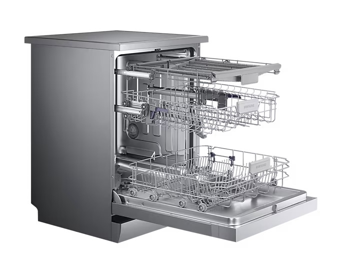 Samsung Dishwasher 7 Program 3 Basket 3 Spray 14 Sets Silver