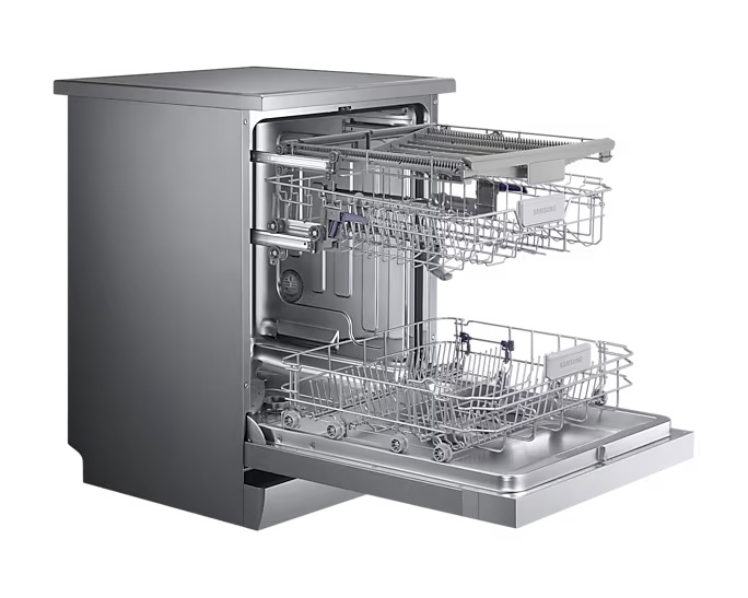 Samsung Dishwasher 7 Program 3 Basket 3 Spray 14 Sets Silver