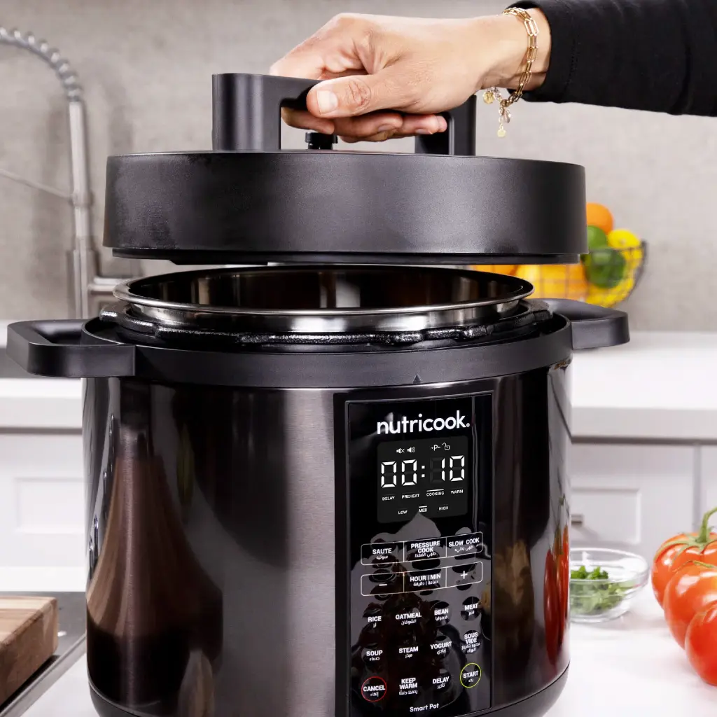 Nutricook Smart Pot2 6 Liters Electric Pressure Cooker 12Programs Black