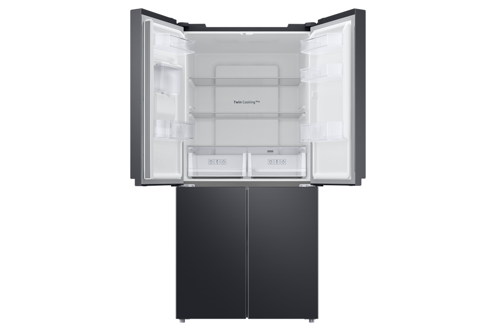 Samsung Refrigerator NoFrost Four Door 508 Liter Black With Water Dispenser