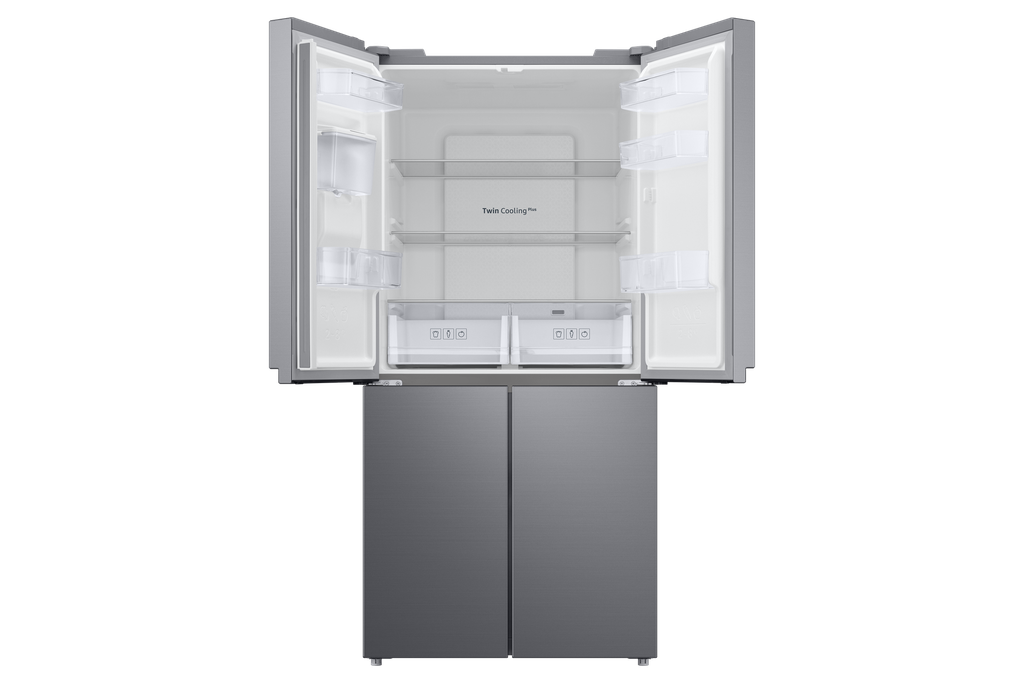 Samsung Refrigerator NoFrost Four Door 508 Liter Silver With Water Dispenser