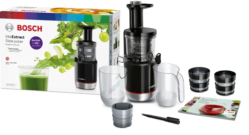 Bosch Slow Juicer Vita Extract 150W -Black (NEW)