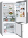 Bosch Refrigerator Serie6  Combi Stainless steel (with anti-fingerprint) 186x86cm 