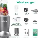 Nutribullet Multi-function High Speed Blender 600W 9piece Grey