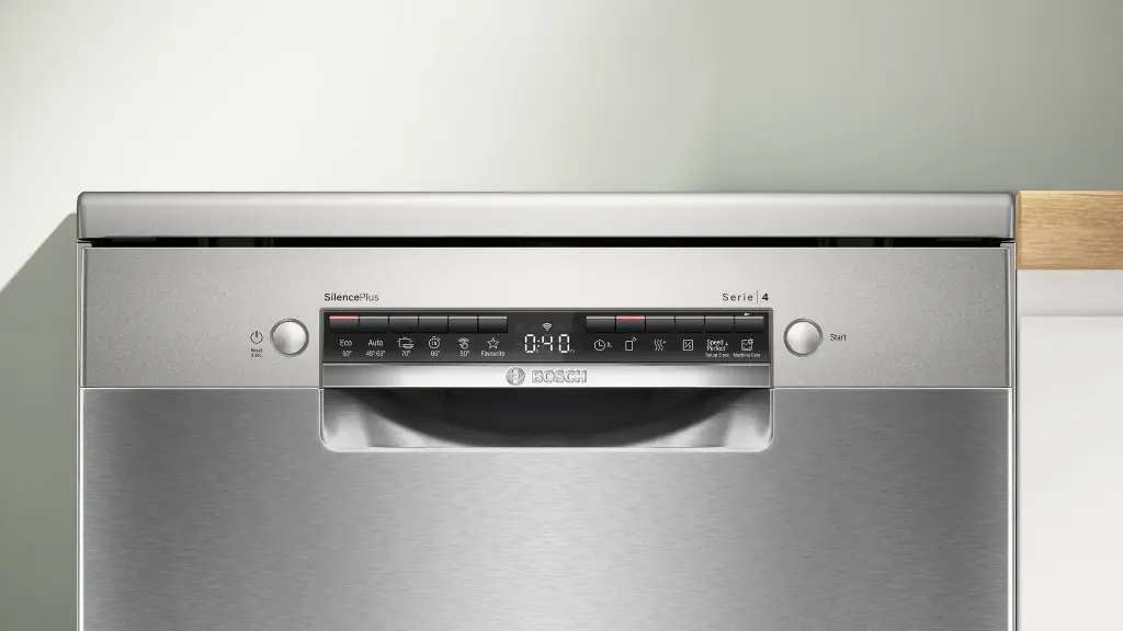 Bosch Dishwasher 6Prog Serie4 A++ 9.5Lit S.Steel 3rd Rack Extra Clean Zone