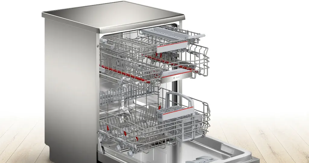 Bosch Dishwasher 6Prog Serie4 A++ 9.5Lit S.Steel 3rd Rack Extra Clean Zone