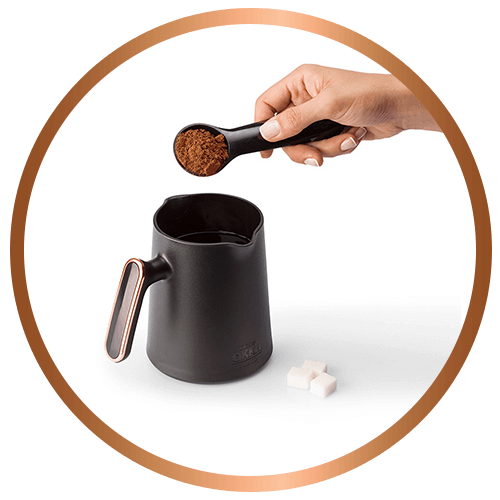 Okka Minio Duo Turkish Coffee Maker - Copper