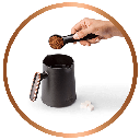 Okka Minio Duo Turkish Coffee Maker - Copper