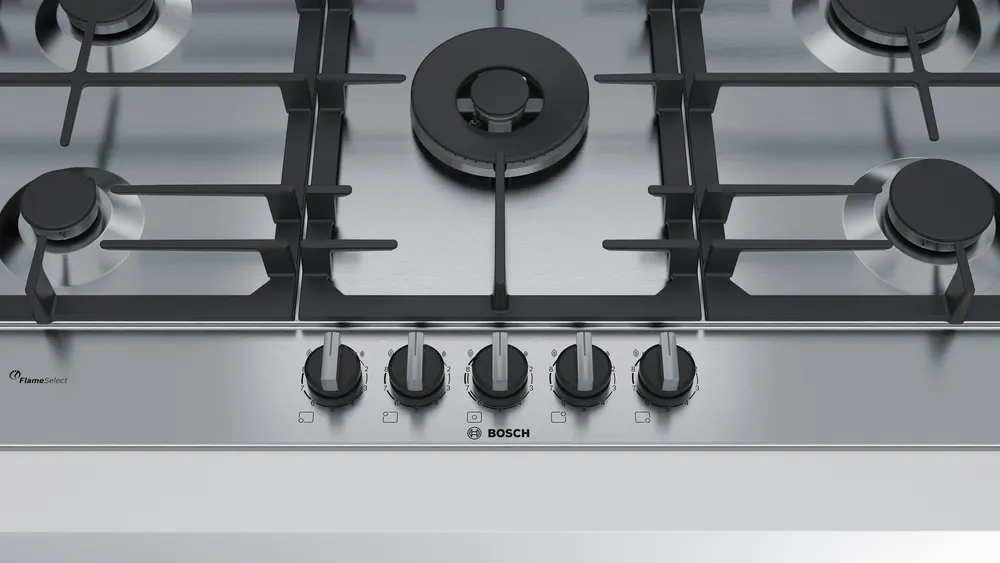 Bosch Built in Gas Hob 90cm S.Steel Serie6