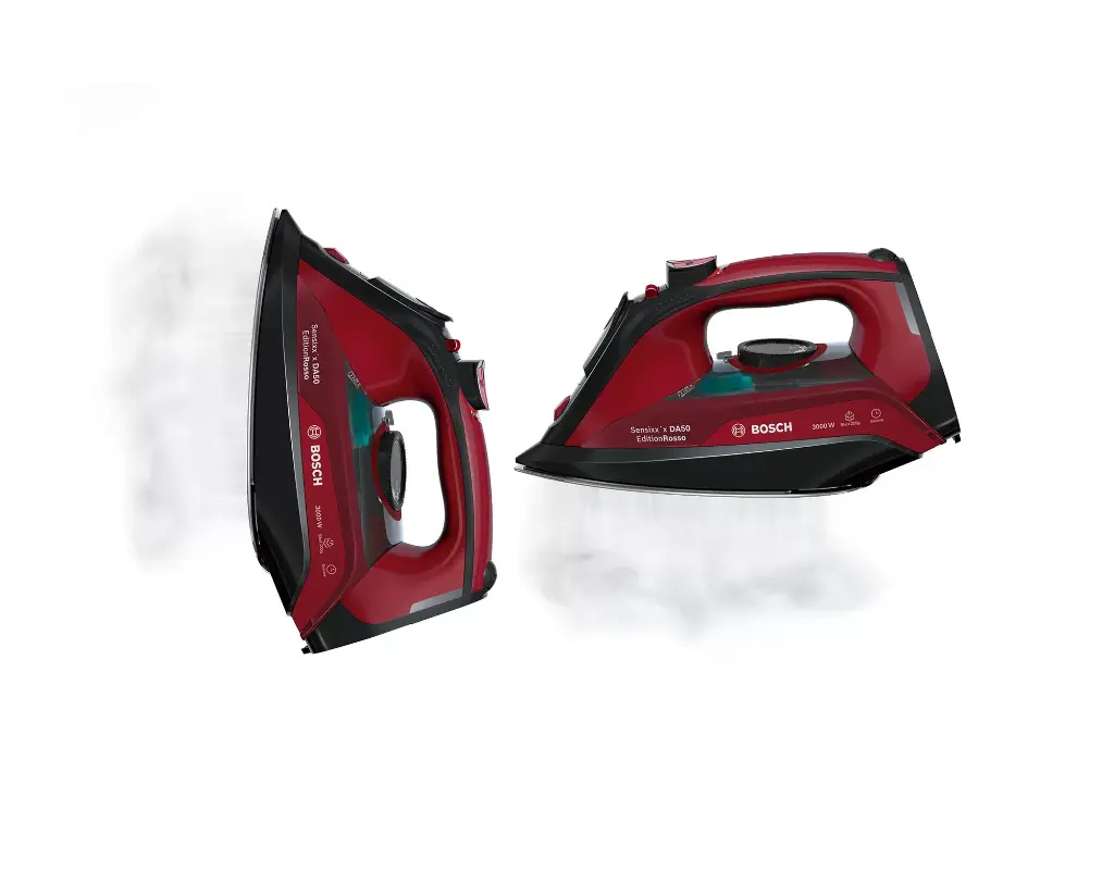 Bosch Steam Iron Shot Of Steam 200gr 3000W Black/Red