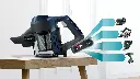 Bosch Rechargeable Handstick Vacuum Cleaner Unlimited Serie 6 18V Blue