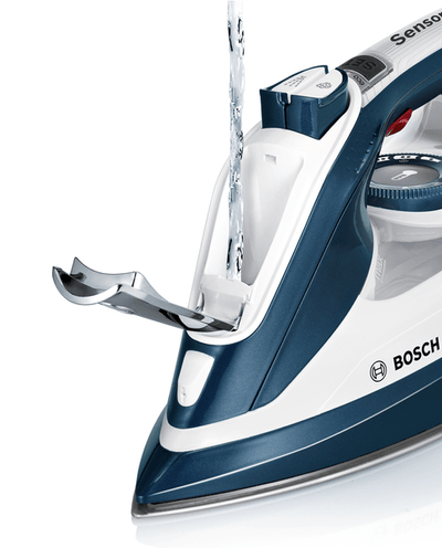 bosch steam iron 2800w shot of steam 200 gr/min white+black