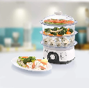 Black & Decker Food Steamer with Timer 775W 10L 3-Ply - White