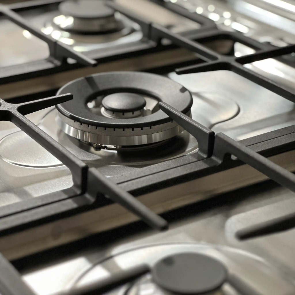 Newton Cooker 90cm Stainless with 2Fans Cast Iron