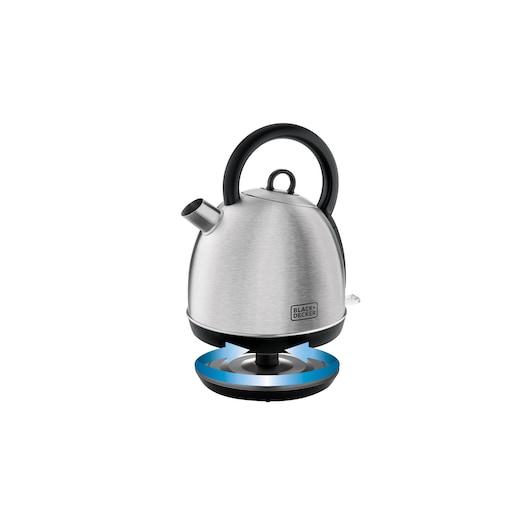 Black & Decker Kettle Dome 1.7Liter 2200W - Stainless Steel