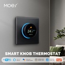 MOES Tuya Smart Thermostat WiFi Gas /Water Boiler Thermostat(With Internal Sensor) - Black