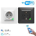 MOES Smart Wall Socket WiFi Socket - Black