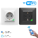 MOES Smart Wall Socket 
WK-Y-EU-WH-MS WiFi Socket; EU Type; White