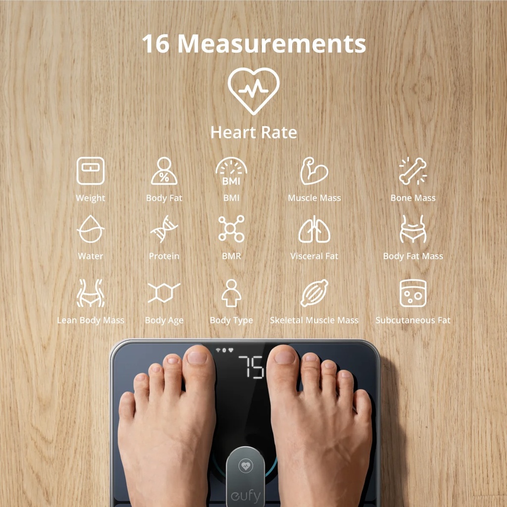 Eufy Smart Scale P2 Pro - Black