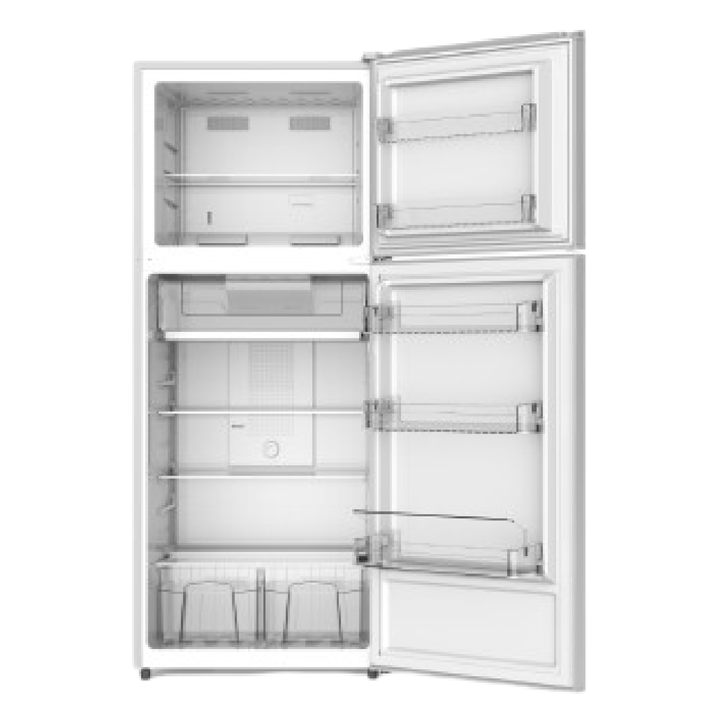 refrigerator 400L nofrost silver newton