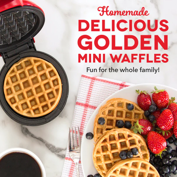 Dash Waffle Maker - Red