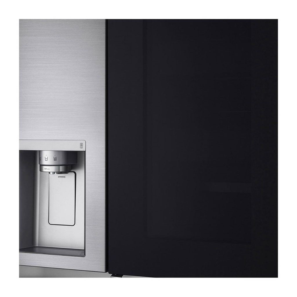 LG InstaView™ 674L Gross Capacity , Side By Side Refrigerator, UVnano™, Linear Cooling™, ThinQ™ , Silver Color (GCX-287TNSI.ABSPELF)