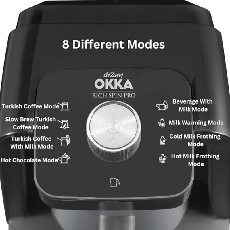 Okka Rich Spin Pro Turkish Coffee Maker  (NEW)