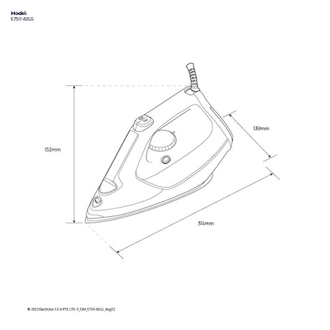 Electrolux Steam Iron 2400W Resilum