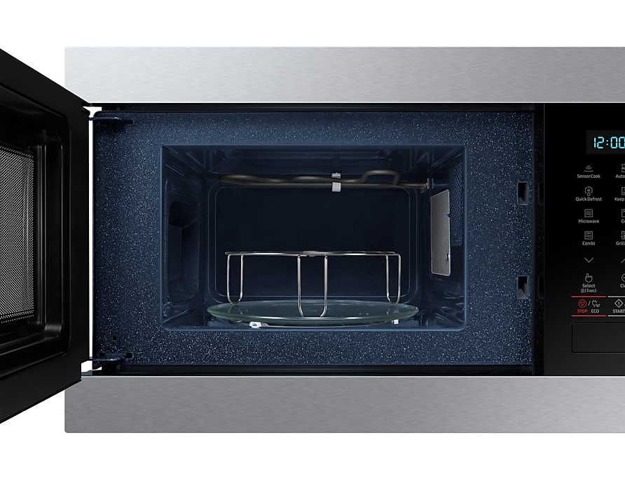 Samsung Built-In Grill Microwave 22L with Smart Humidity Sensor