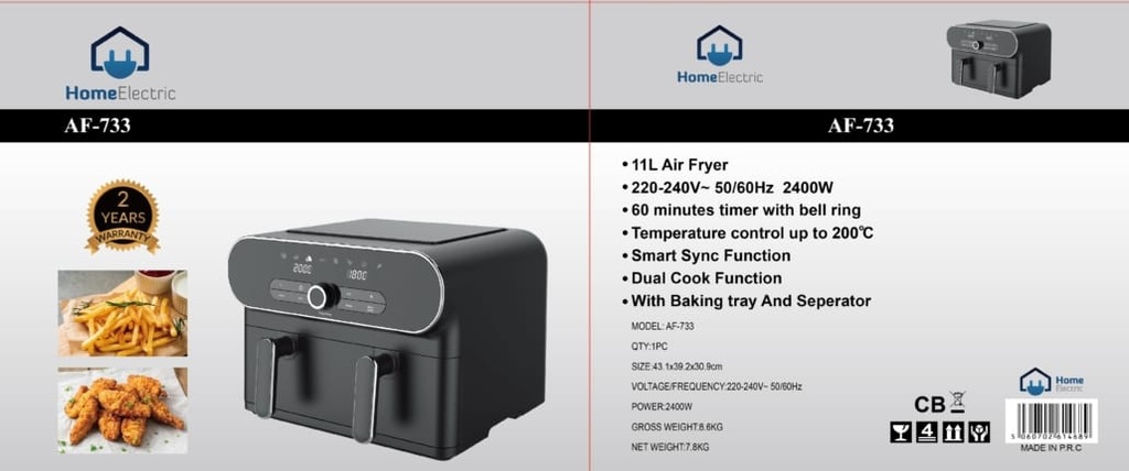 Home Electric air fryer