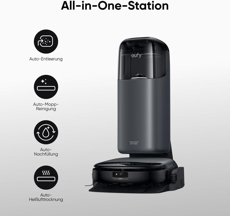 Eufy Clean S1 Omni Robovac – Black (NEW)