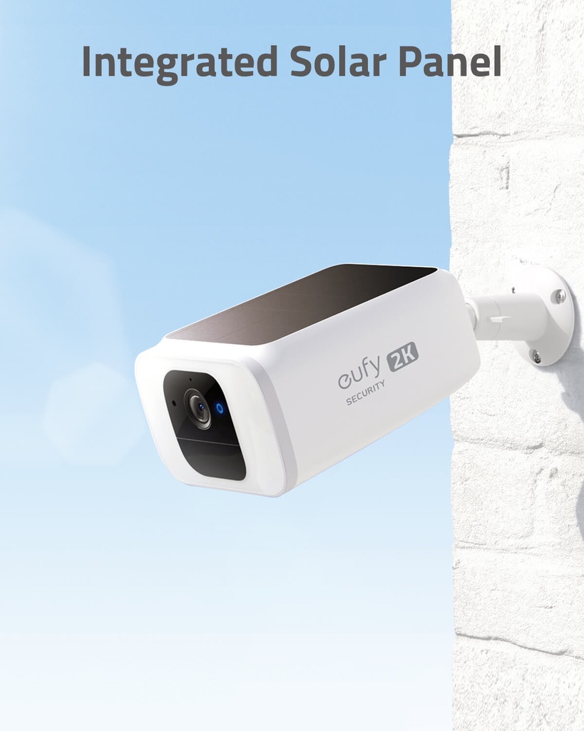 Eufy Cam Security Solocam S40 Solar Powered Wireless Outdoor Security Camera 2K